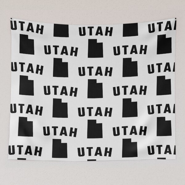 Item preview, Utah State Map Silhouette - Bold Minimalist Design designed and sold by mashmosh.