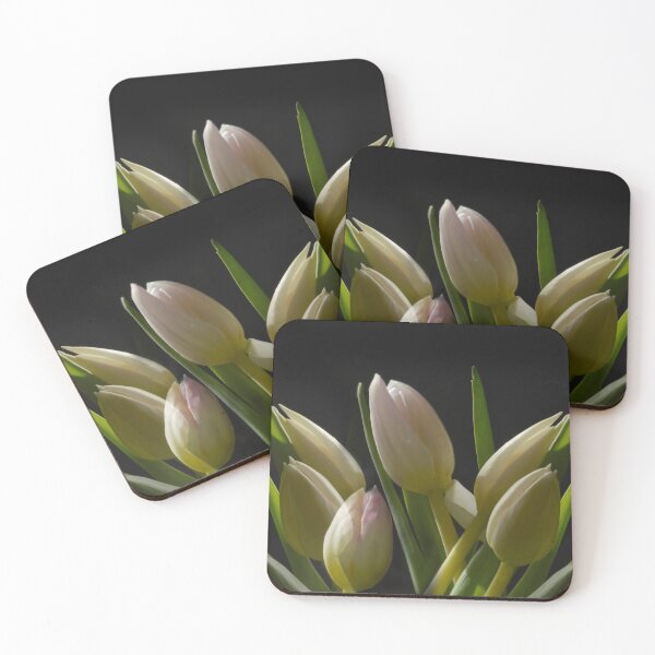 Item preview, Dark Tulip Botanical Art – Moody Floral Photography Cool Shadows designed and sold by AgaSilva.