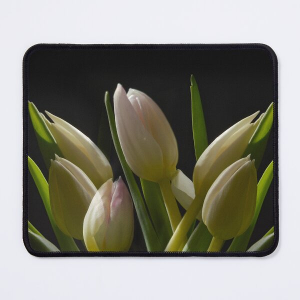 Item preview, Dark Tulip Botanical Art – Moody Floral Photography Cool Shadows designed and sold by AgaSilva.