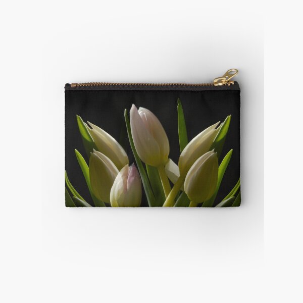 Item preview, Dark Tulip Botanical Art – Moody Floral Photography Cool Shadows designed and sold by AgaSilva.