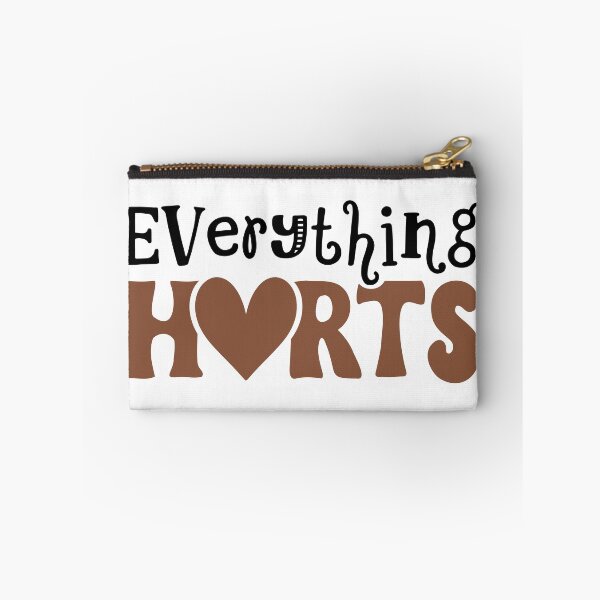 Item preview, Everything Hurts, Funny Fitness Quote designed and sold by Ella33happy.