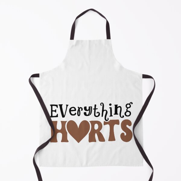 Item preview, Everything Hurts, Funny Fitness Quote designed and sold by Ella33happy.
