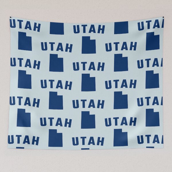 Item preview, Utah State Pride - Classic Navy Blue Silhouette Design designed and sold by mashmosh.