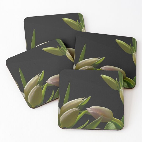 Item preview, Dark Tulip Botanical Art – Moody Floral Photography Square Crop designed and sold by AgaSilva.