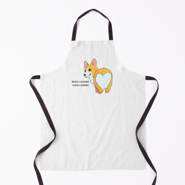 Item preview, Funny Corgi Sticker – “What’s Cooking, Good Looking?” Cute Dog Quote Cartoon Art designed and sold by EJRdesign.