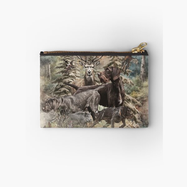 Item preview, Hunting Life, German Wirehaired Pointer – Born to Hunt designed and sold by TammyHunterArt.