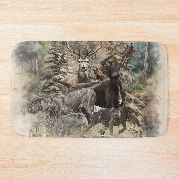 Item preview, Hunting Life, German Wirehaired Pointer – Born to Hunt designed and sold by TammyHunterArt.