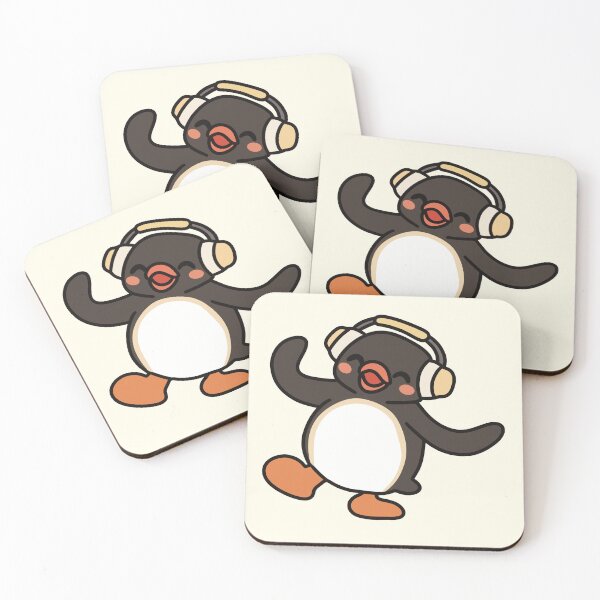 Item preview, Pingu listening to music designed and sold by CheylaDesigns.
