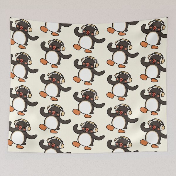 Item preview, Pingu listening to music designed and sold by CheylaDesigns.