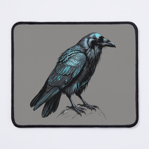 Item preview, Gothic Crow Sticker – Dark Raven Art designed and sold by Timeless Decor.