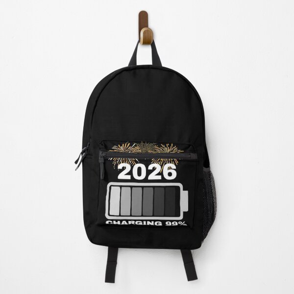 Item preview, 2026 Charging 99% – New Year Loading Battery Design designed and sold by A-Szczesniak.