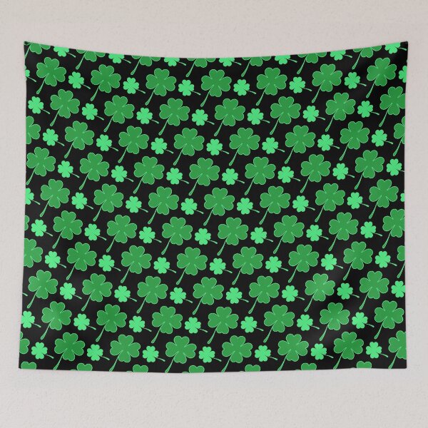 Item preview, Cartoon Saint Patrick's Day Shamrock Clover Pattern designed and sold by BeJolley.
