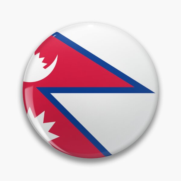 Item preview, Nepal National Flag Unique Shape designed and sold by NTGUILTY.
