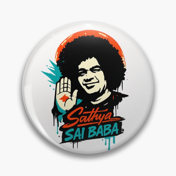 Item preview, Sathya Sai Baba Street Art designed and sold by Anniko Art Studio.