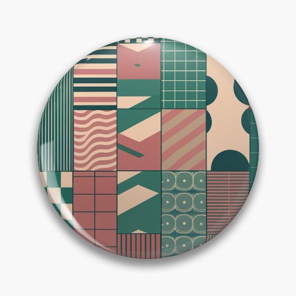 Item preview, Retro Geometric Patchwork Multicolor Pattern designed and sold by Ed & Harmony.