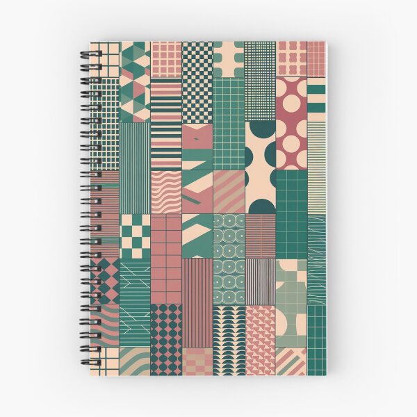 Item preview, Retro Geometric Patchwork Multicolor Pattern designed and sold by Ed & Harmony.