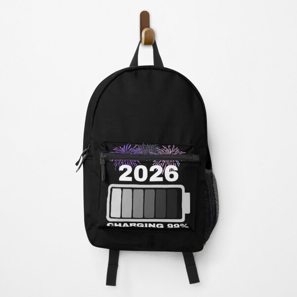 Item preview, 2026 Charging 99% – New Year Loading Battery Design designed and sold by A-Szczesniak.