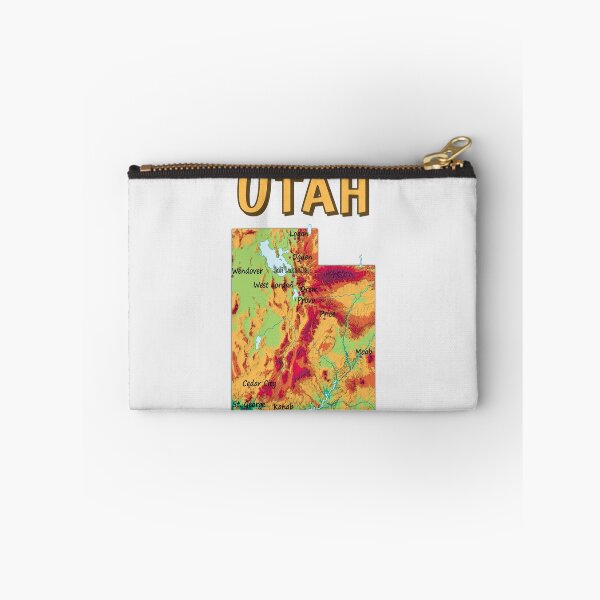 Item preview, Utah State Topographic Map Art designed and sold by mashmosh.