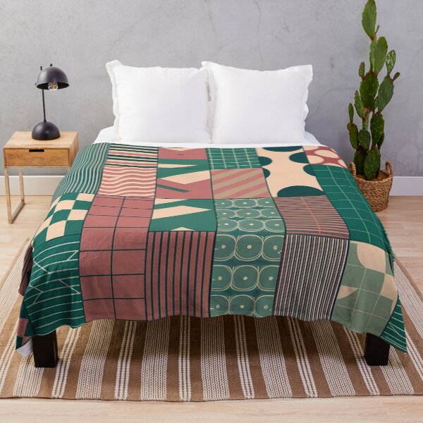 Item preview, Retro Geometric Patchwork Multicolor Pattern designed and sold by Ed & Harmony.