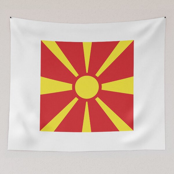 Item preview, North Macedonia National Flag Bold Design designed and sold by NTGUILTY.
