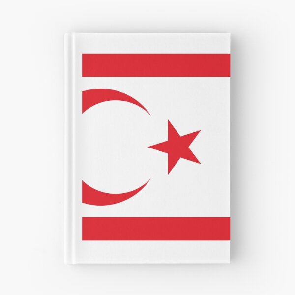Aperçu de l'œuvre Drapeau de Chypre du Nord au design épuré créée et vendue par NTGUILTY.