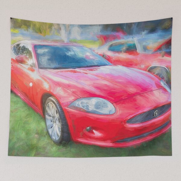 Item preview, 2008 Red Jaguar XK Coupe X100 designed and sold by RichFrancoCars.