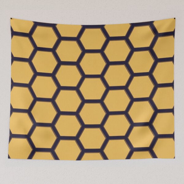Item preview, Golden Honeycomb Hexagon Pattern Design designed and sold by Ed & Harmony.
