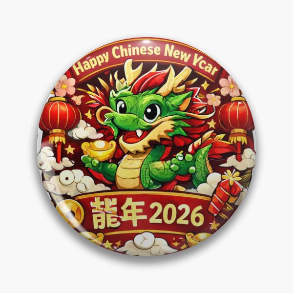 Item preview, Happy Chinese New Year 2026 The Majestic Year of the Dragon horses  designed and sold by zuzzelek44.