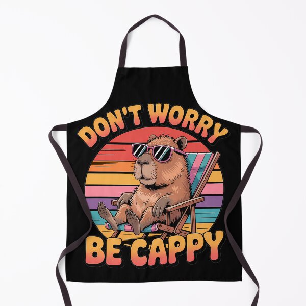 Item preview, Funny Capybara - Don't Worry Be Cappy designed and sold by legendaryskins.