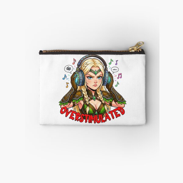 Item preview, Overstimulated Elven Ranger: Funny Sensory Overload Art designed and sold by SkinnyFlatWhite.