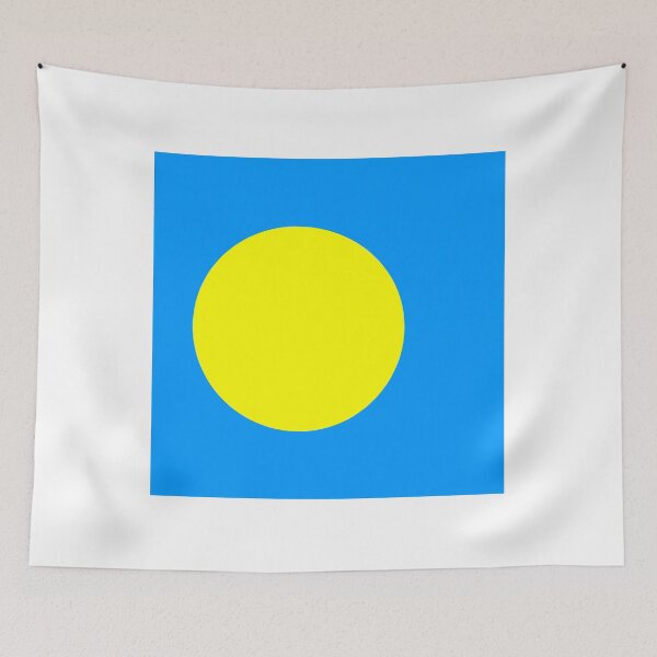 Item preview, Palau Flag Clean Modern Design designed and sold by NTGUILTY.