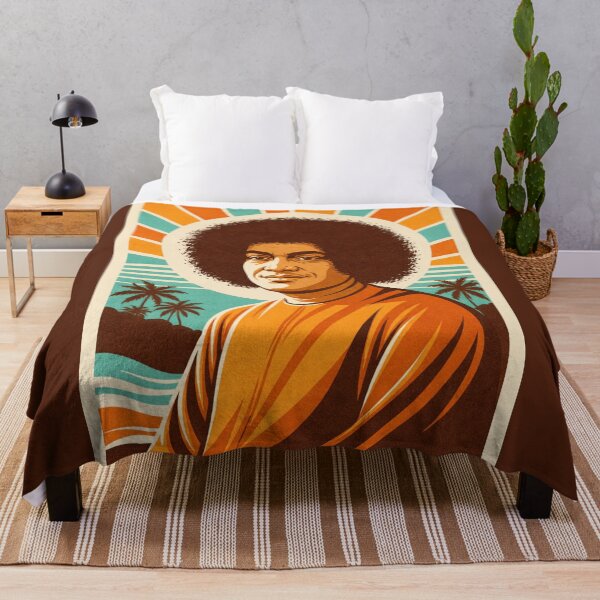 Item preview, Sathya Sai Baba Retro Style designed and sold by Anniko Art Studio.