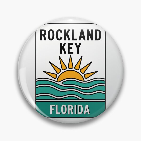 Item preview, Rockland Key Florida - Beach Sign designed and sold by TheOldMittenIllustrated.