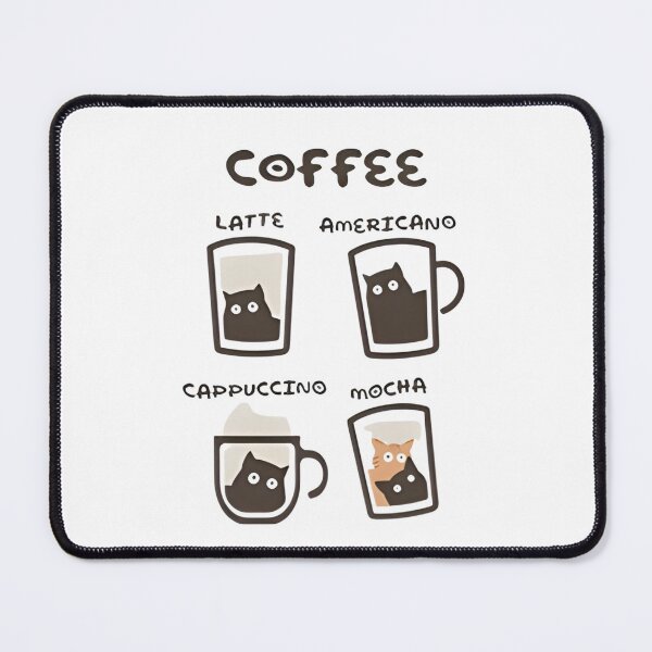 Item preview, Coffee Cat Types Chart designed and sold by Oniyasha.