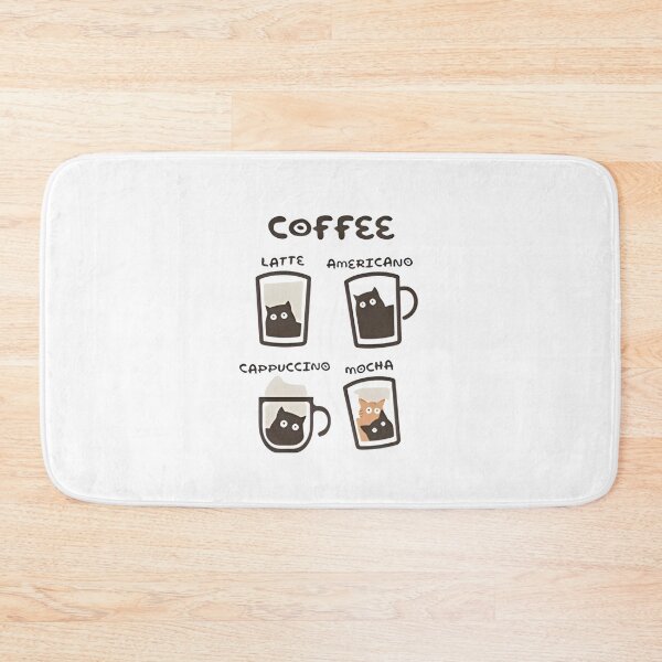 Item preview, Coffee Cat Types Chart designed and sold by Oniyasha.