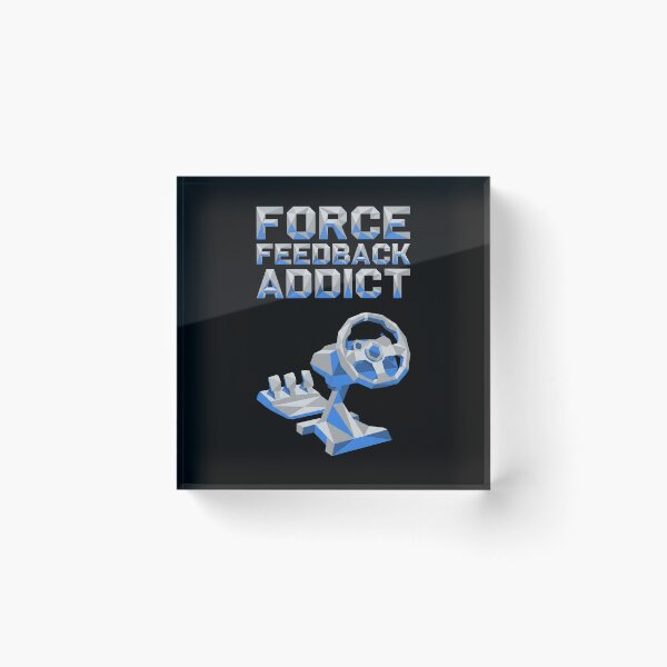 Item preview, Force Feedback Addict Geometric Racing Wheel Design Sim Racing designed and sold by Fenay Designs.