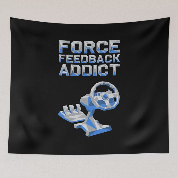 Item preview, Force Feedback Addict Geometric Racing Wheel Design Sim Racing designed and sold by Fenay Designs.