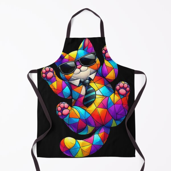 Item preview, Colorful geometric cat modern urban art style designed and sold by All Creative Designer.