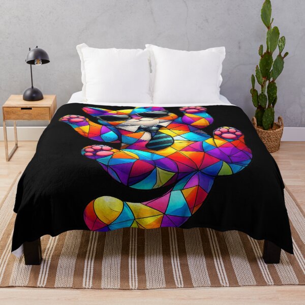 Item preview, Colorful geometric cat modern urban art style designed and sold by All Creative Designer.