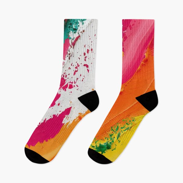 Item preview, Vibrant Rainbow Abstract Paint Stroke Art designed and sold by Ed & Harmony.