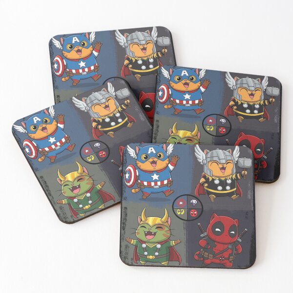 Item preview, Cat Heroes designed and sold by 10Fold Design.