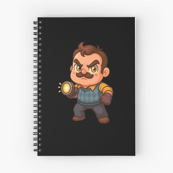 Item preview, Kawaii Chibi Neighbor Fan Art – Cute Funny Suspense Character Illustration designed and sold by LONE SPIRIT CO..