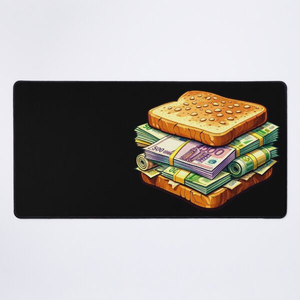 Item preview, Euro Money Sandwich – Funny Cash Stack Bread for Finance and Wealth Lovers designed and sold by digitalbitcraft.
