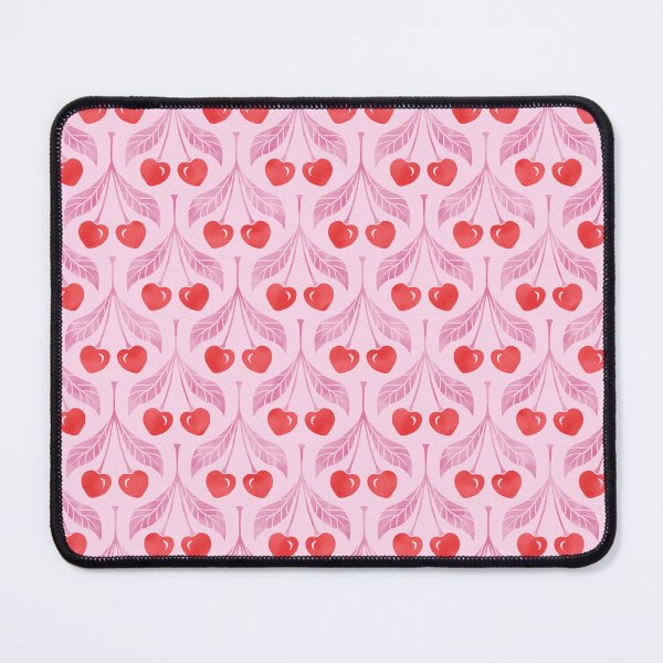 Item preview, Cherry heart pattern in pink, red designed and sold by Miss-Belle.