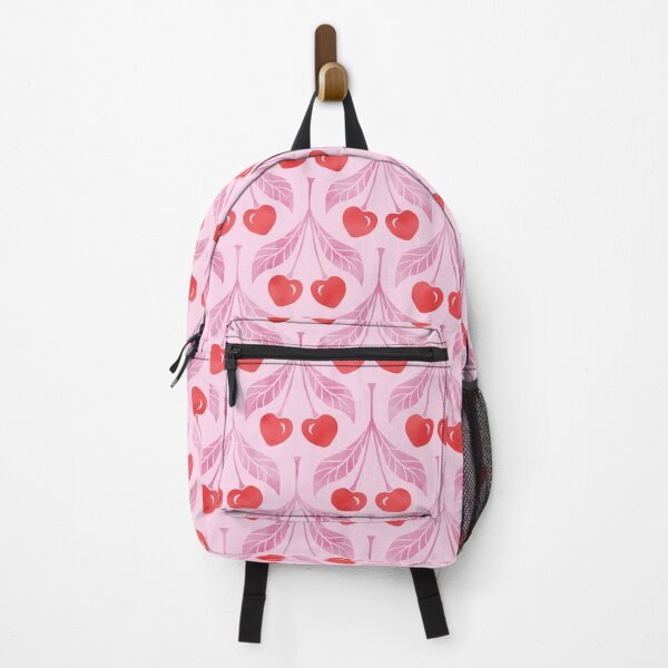 Item preview, Cherry heart pattern in pink, red designed and sold by Miss-Belle.