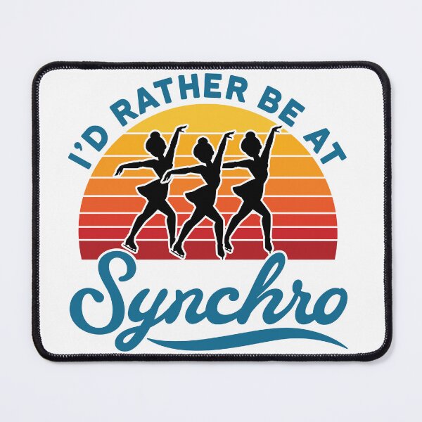 Item preview, I'd Rather Be at Synchro Synchronized Skating designed and sold by jaygo.