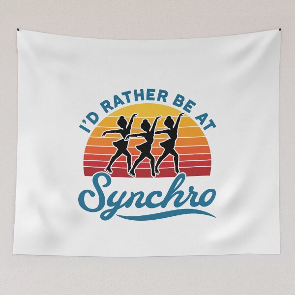 Item preview, I'd Rather Be at Synchro Synchronized Skating designed and sold by jaygo.
