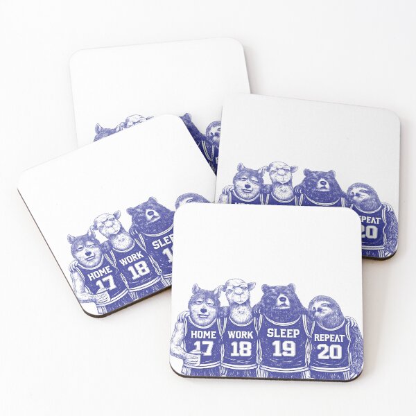 Item preview, Home Work Sleep Repeat – Relatable Animal Team designed and sold by ShineEyePirate.