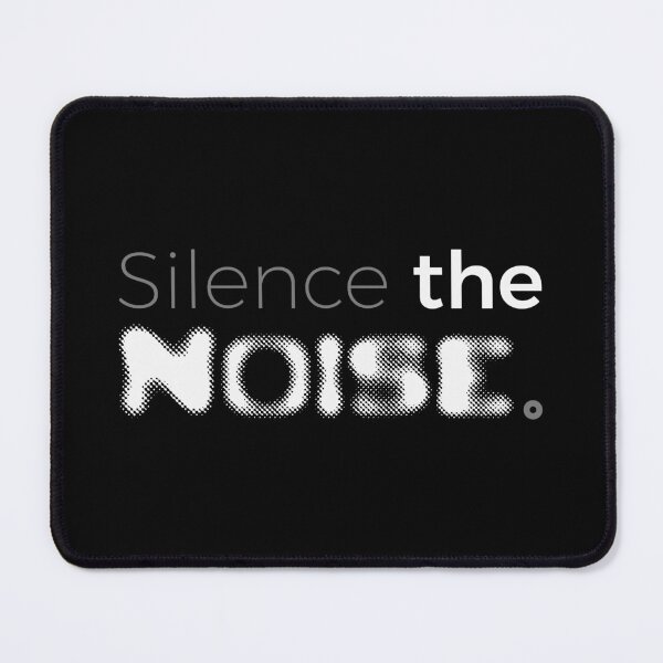 Item preview, Silence the Noise. | Mindfulness Aesthetic Typography designed and sold by Dot-Global.