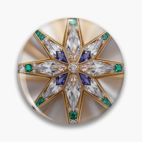 Item preview, Emerald & Sapphire Star エメラルドとサファイアの星 designed and sold by CamillaCreation.